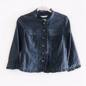 Black Stonewashed Denim Jacket